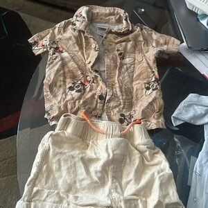 Mikey mouse short set
